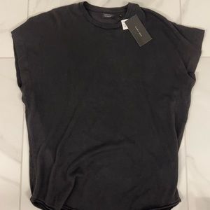 Zara mens cut-off shirt